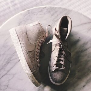 Nike Blazer Premium Leather Snake Effect Sneakers